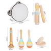 Wooden Musical Instrument Montessori Music Set Baby Children Percussion Instrument Toy Early Educational Knocking Toys for Kids