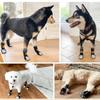 4pcs/set Cotton Waterproof Dog Non-slip Socks Adjustable Pet Socks Foot Cover  Outdoor
