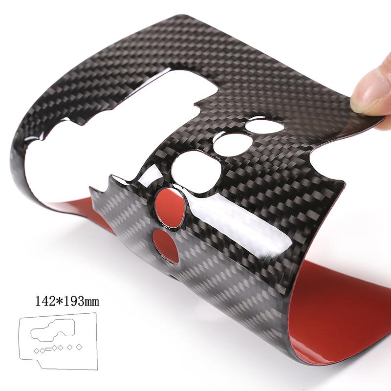 Car Carbon Fiber Inner Center Control Gear Shift Panel Frame Cover Trim For Toyota Rav4 RAV 4 2006 2007 2008 2009 2010 2011