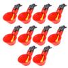 10Pcs Plastic Automatic Poultry Bird Water Drinking Dispenser Chicken Water Drinker Tool(C)
