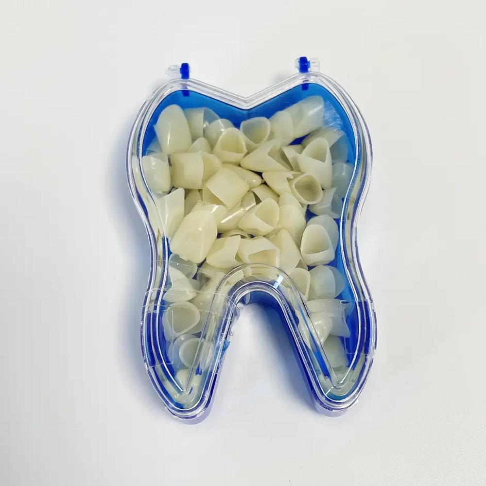 50 шт./коробка Набор временных зубных коронок Передние коренные зубы Виниры Стоматология Инструменты для отбеливания зубов