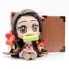 Hot Demon Slayer Tanjiro Kamado Nezuko Anime Cartoon Figure Blind Box Creative Statue Model Ornament Surprise Gift Box