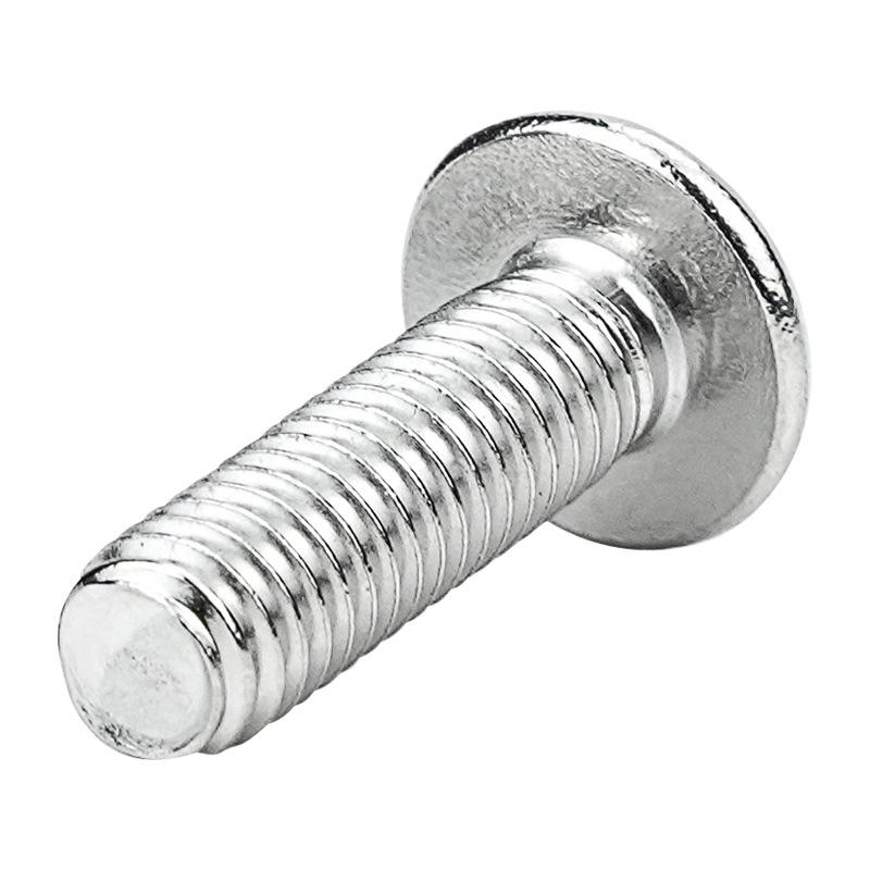 Nickel-Plated CM Large Flat Head Cross Slot Screw - Thin Head M3/M4/M5/M6.