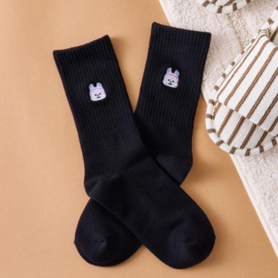 BT21 Вышитые носки серии Daily Basic