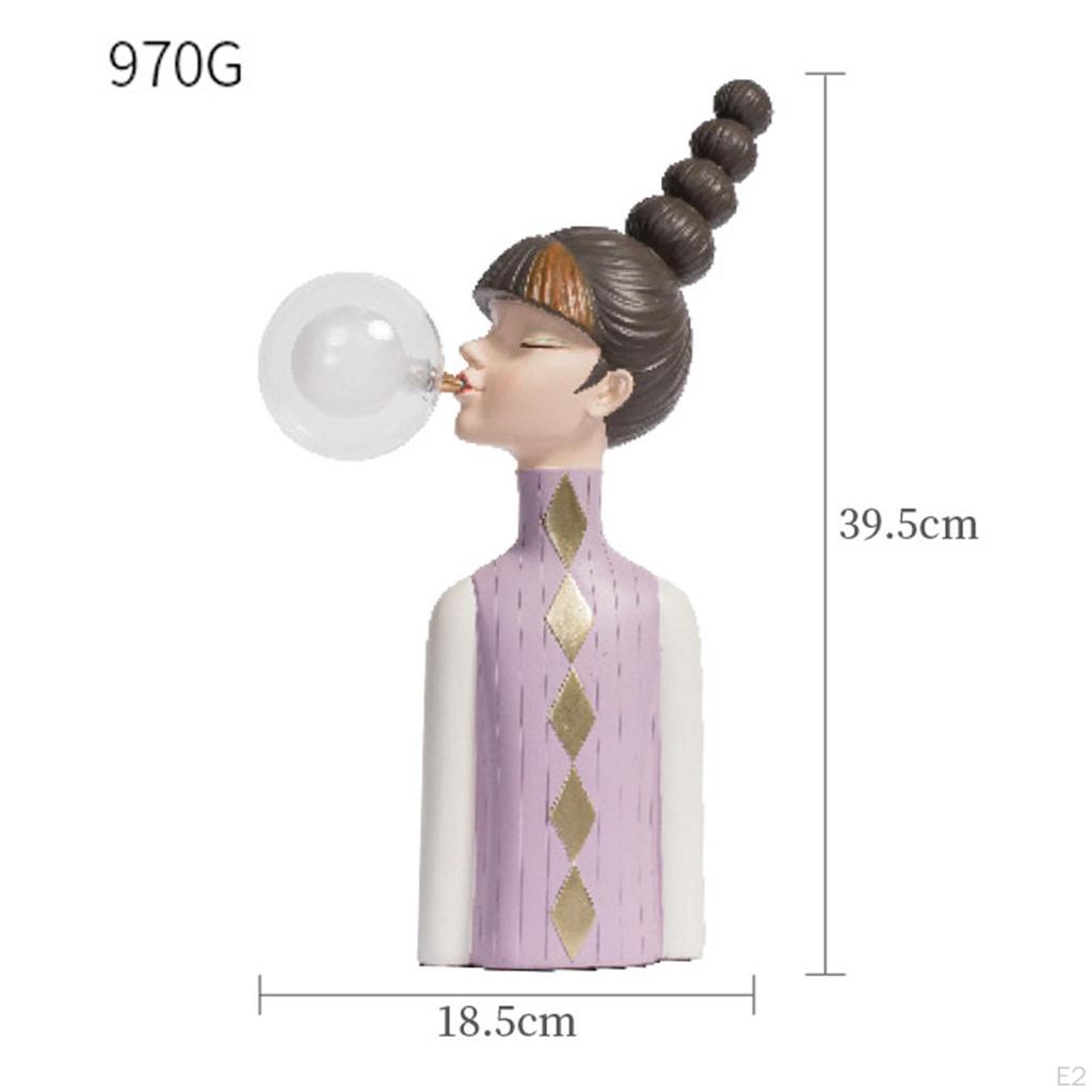 Angelic Glow Resin Table Lamp Heavenly Sculpture Home Accent Elegant Desk Light