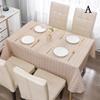 Checkered Tablecloth No Wash Waterproof Oil Dust Prevention Table Dining Cloth Checkered Coffee Mat Table Y9H7