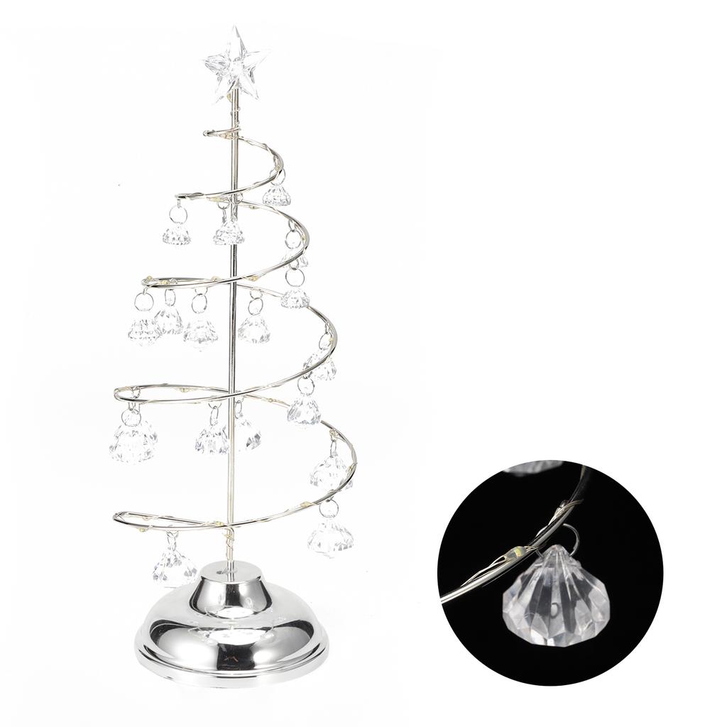 LED Christmas 27LED Battery Operated Night Light with Sparkling Pendants for Home Bedroom Party Decoration