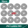 Accessories Compatible For Lydsto W2, Kyvol Cybovac S60, AICLE INS-200, inic iX10 Robot Vacuum Spare Parts Dust Bag Filter Mop