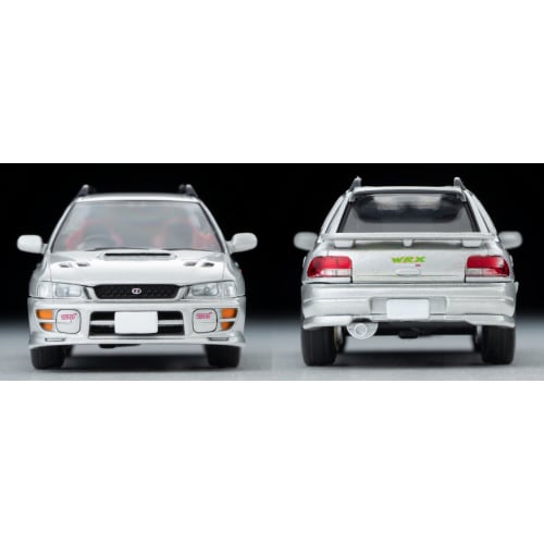 TOMYTEC Tomica Limited Vintage Neo LV-N281c Subaru Impreza Pure Sports Wagon WRX STi Ver.V Silver 1998 Model (Assembled)