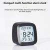 Humidity Monitor Convenient Small Alarm Clock Battery Operated Led Alarm Clock