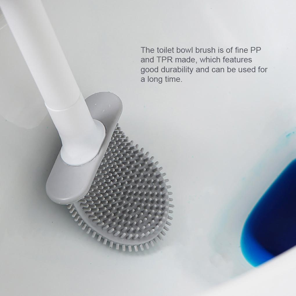 PP щетка для унитаза портативная головка TPR настенное крепление съемная длинная ручка без запаха сливной кронштейн щетки аксессуары