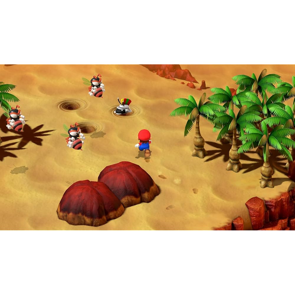 Super Mario RPG - Switch+ Набор плюшевых игрушек Марио Пич Баузер ([Эксклюзивно на Amazon.co.jp] Оригинальная булавка...