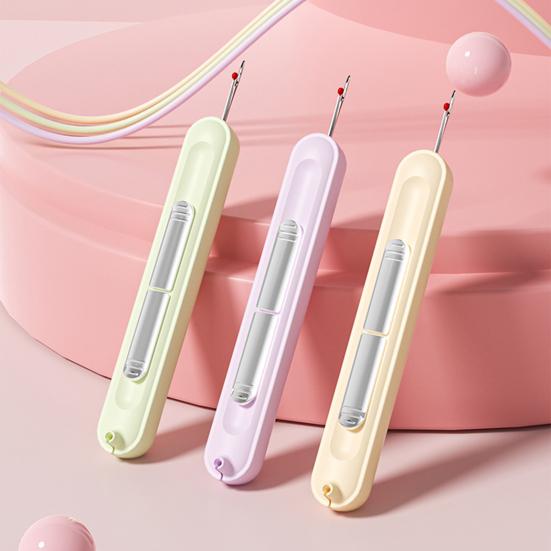 Нитевдеватель выдвижной 2-в-1 нитевдеватель и устройство для удаления швов автоматический инструмент для заправки нити для ручного шитья вязания вышивки