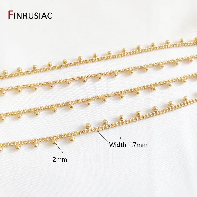 Новые модные 3 стиля Латунная цепочка с покрытием 14K, катушка, высококачественные цепи для изготовления ювелирных изделий своими руками, аксессуары, оптовая продажа