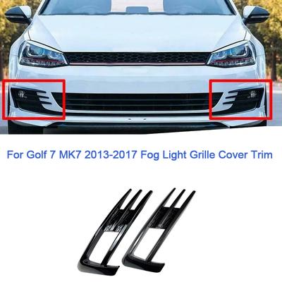 Решетки противотуманных фар переднего бампера для Golf 7 MK7 2014 2015 2016 2017 2018 2019 Противотуманные фары Отделка брови
