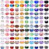 10/40/100pcs Pieces Assorted European Craft Beads Large Hole Lampwork Spacer Beads Colorful European Beads for DIY Necklace Bracelet Jewelry Making