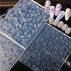 1Pcs Nails Mold Crane Swan Sea Star Conch Nail Art Templates 3D Silicone Relief DIY Nail Decoration Manicure Design Tools
