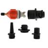  Inflatable Boat Air Pump Air Valve Adapter Kit Paddleboard Air Nozzle Multifunctional Conversion Head Air Adapter With 4 Air Valve Nozzles