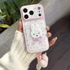 Милый Мультяшный Плюшевый Животный Чехол для Телефона iPhone 17 Pro 14 15 16 Pro Max Защитный Мягкий Чехол для Девочки