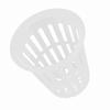 10pcs/Set Durable Safe Plastic Hydroponic Basket Cup for Garden Balcony Planting(White)