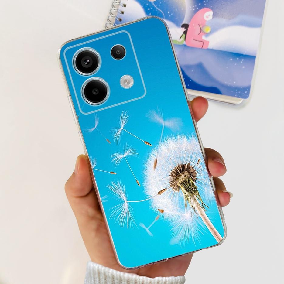 For Xiaomi Poco X6 Pro 5G Case Cute Cat Butterfly Painted Cover Soft Silicone Phone Case For Xiaomi Poco X6 Pro PocoX6 5G Fundas
