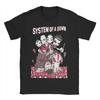 Футболка для мужчин и женщин в стиле Рок Хэви-метал Группа SYSTEM OF A DOWN SOAD Футболки с коротким рукавом с круглым вырезом Хлопок Большие размеры Топы