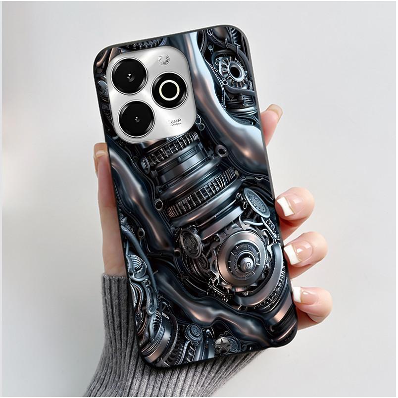 Anti-scratch Phone Case For Umidigi G100X/G9X Soft Silicone Black Casing Aesthetic Beautiful Blue Sky Sunlight Pattern Shell
