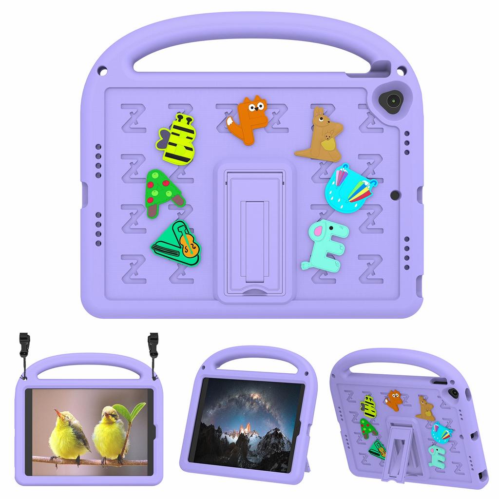 Для iPad 10.2 (2021)/(2020)/(2019) Чехол-подставка EVA+PC Чехол для планшета Мультяшный дизайн