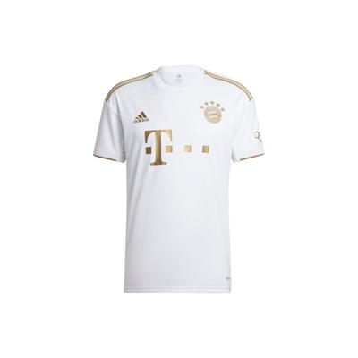 adidas 22-23 Away Bayern Футболка с круглым вырезом и принтом Мужские топы белые HI3886