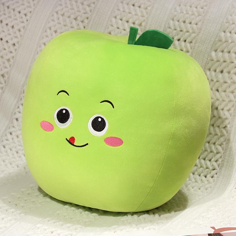 Имитация Фрукты Плюшевая Игрушка Мягкая Набивная Арбуз Клубника Апельсин Груша Авокадо Яблоко Подушка Мягкая Кукла Еда Детский Подарок на День Рождения