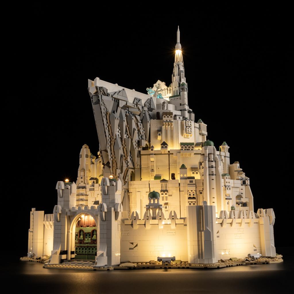 Набор светодиодной подсветки своими руками для Lego 11377 Властелин Колец: Минас Тирит™ Световой набор Конструктор Игрушка Декор Регулируемые световые аксессуары