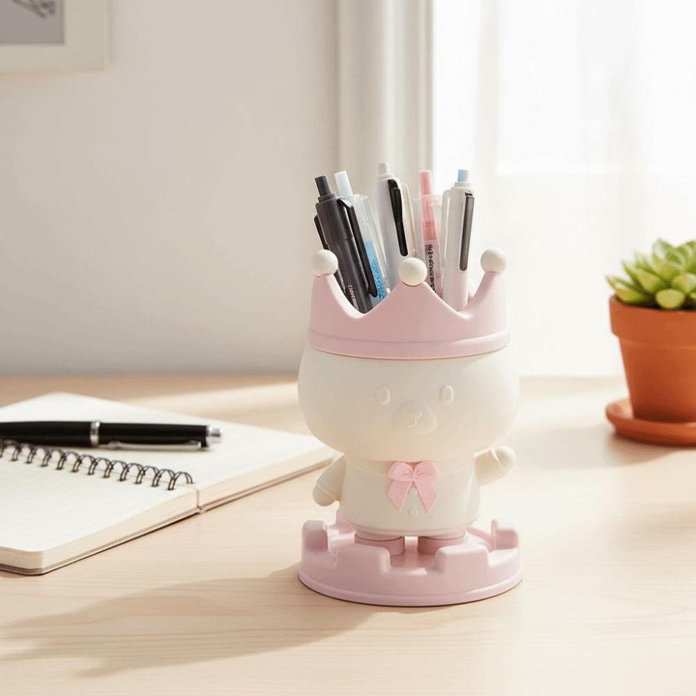 Multi-functional Pen Holder Creative Design Desktop Storage Bucket Office Use