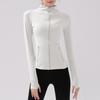 Autumn/Winter Slim Fit Nude Yoga Jacket: Long-Sleeve, Stand-Up Collar, Quick-Dry, Casual Sports Running Top