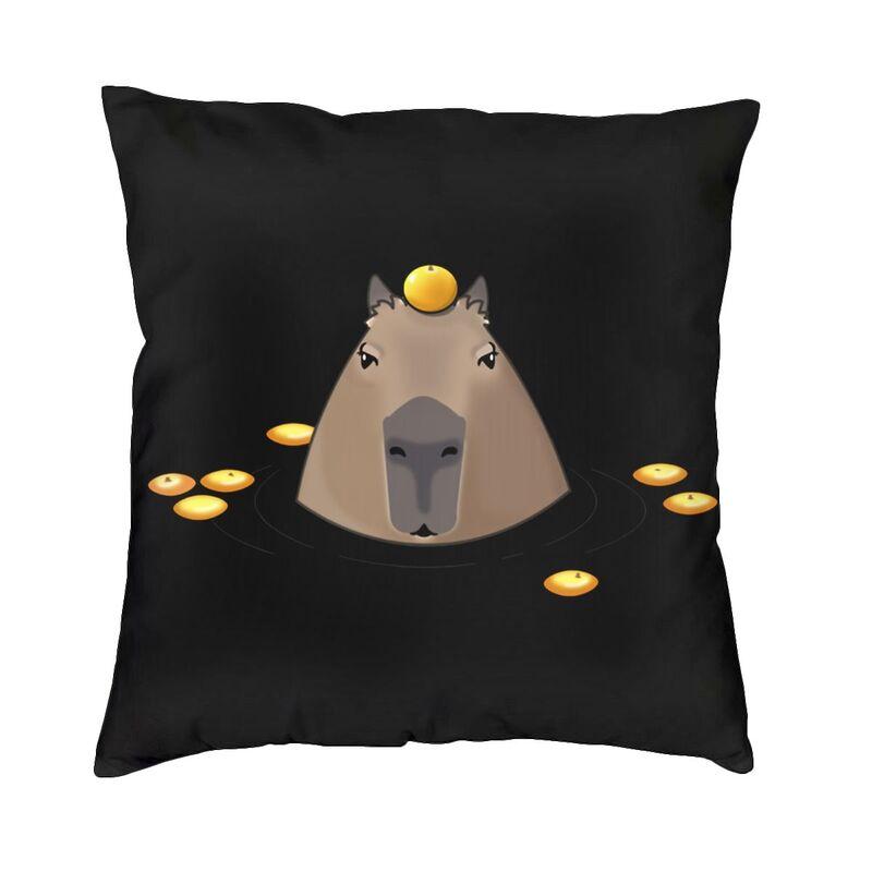Nordic Don'T Worry Be Capy Cute Capybara Sofa Cushion Cover Soft Animal Pillow Case Home Decor Pillowcase