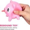 Screaming Pigs Squeeze Animal Ball Out with Sound Screaming Decompression Rubber Squeaky Toys Offi Stress Goodie Bag Stuffer