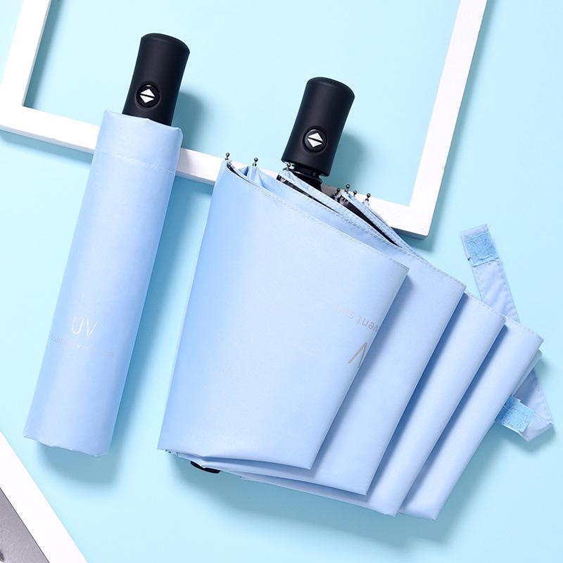 Складной зонт с защитой от УФ-лучей и логотипом на заказ для дождя или солнца