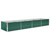 VidaXL Raised Garden Bed Galvanized Steel 320x80x45 Cm Green