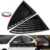 Car Rear Window Louver Spoiler Panel Vent Blinds Fit For Model 3 2017-2021 ABS Accessories