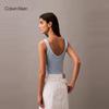 Calvin Klein Женская футболка-майка в рубчик с U-образным вырезом на спине