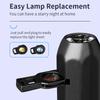 USB Halloween Projector Light 3 Modes Rotatable Spooky Projector LED Skull Ghost Pumpkin Projection Lamp for Party Wall Ceiling