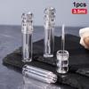 Empty 3.5Ml Transparent Lipgloss Tubes With Silicone Brush Round Cosmetic Lipgloss Tube Clear Lip Balm Bottle Refillable