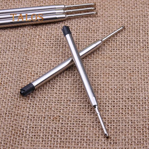 10 шт. 0,5 мм шариковая ручка с плавными черными/синими чернилами, сменный блок для студенческих канцелярских принадлежностей, сочинений