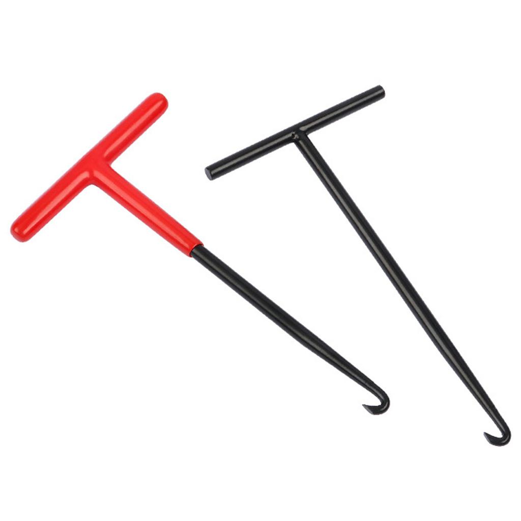 Съемник пружин выхлопной системы мотоцикла Инструмент для снятия нескользящей ручки T-образный инструмент для установки и снятия пружины для скутера