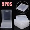 5PCS Transparent Game Cartridge Case Plastic Dust Cover Box For Nintendo Game Boy Color GBC Anti Dust Clear Gameboy Accessories