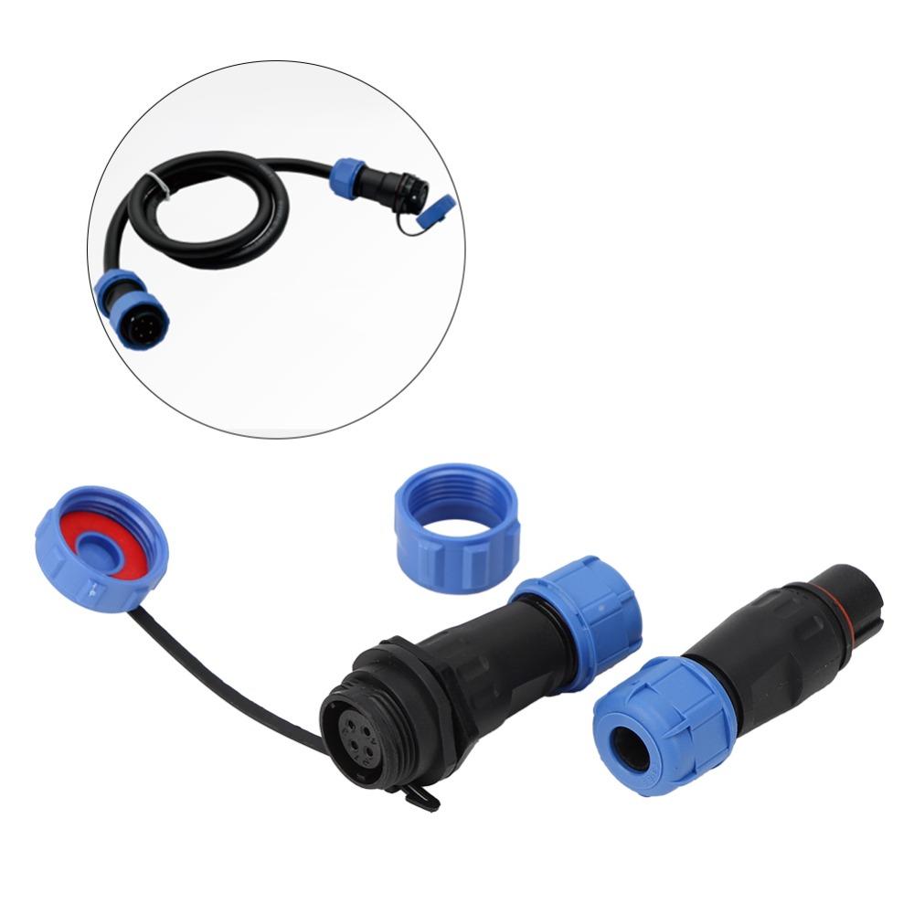 1 Set IP68 Aviation Connector SP13 Cable Connector Terminal  Power Cable Connection