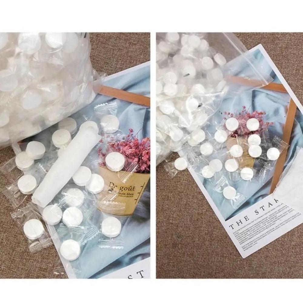 200 шт. сжатых полотенец для лица для путешествий одноразовые полотенца для лица Coin Tissues - для путешествий кемпинга, салонов красоты на открытом воздухе