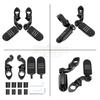 Motorcycle 1.25" Engine Guard Foot Pegs Footboards Adjustable Highway Footrest For Harley Touring Honda Kawasaki Suzuki Yamaha