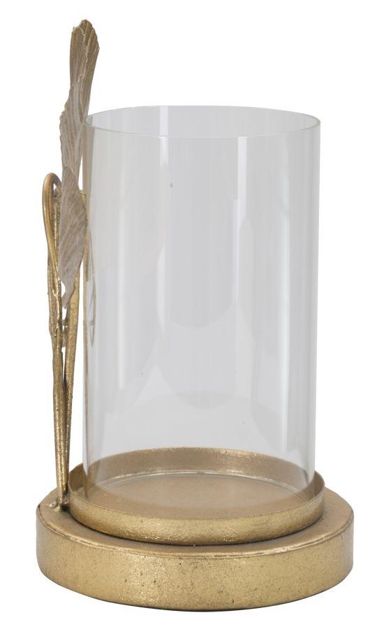 Candle Holder Leaf Cm 17X12X21