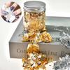 3g Foil Paper Gold Leaf Flakes Decoration Confetti Gold Silver Decorating DIY Nail Art