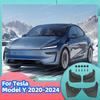 1 комплект брызговиков для Tesla Model Y -2024, брызговики, крыло, без сверления, без скотча, всепогодные брызговики, аксессуары
